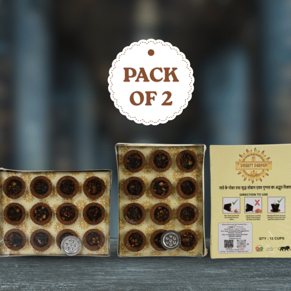 Sambrani Hawan Cups Pack of 2 Boxes